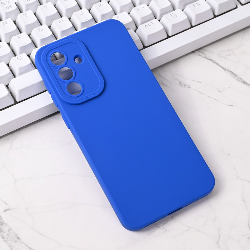 Maska za Samsung Galaxy A36 5G — Silikon Pro Camera, tamno plava