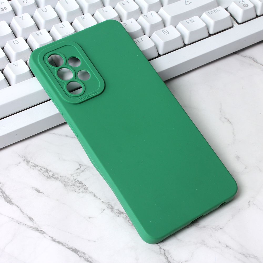 Maska za Samsung Galaxy A52s 5G — Silikon Pro Camera, zelena