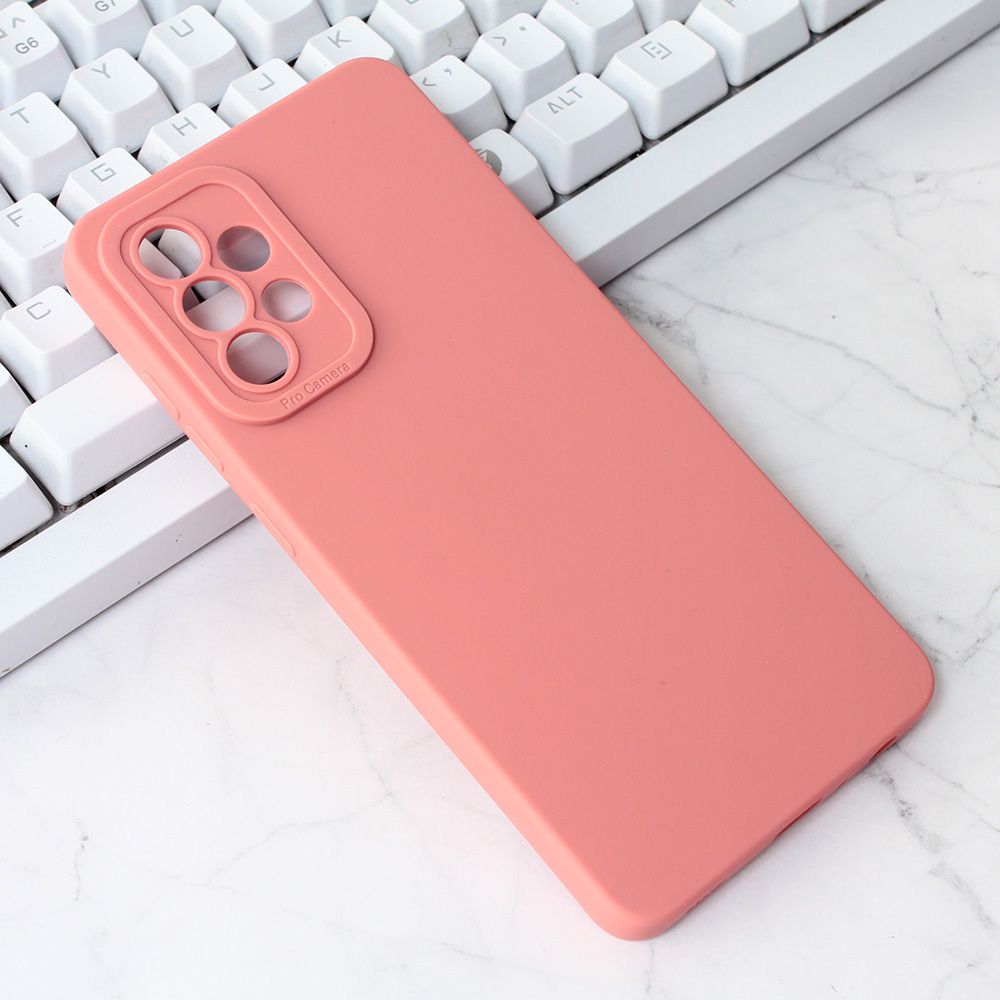 Maska za Samsung Galaxy A52s 5G — Silikon Pro Camera, roze
