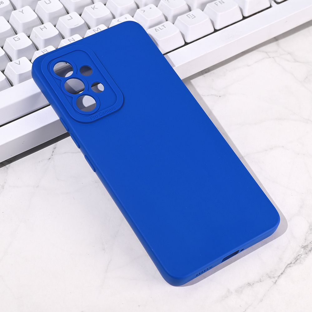 Maska za Samsung Galaxy A53 5G — Silikon Pro Camera, plava