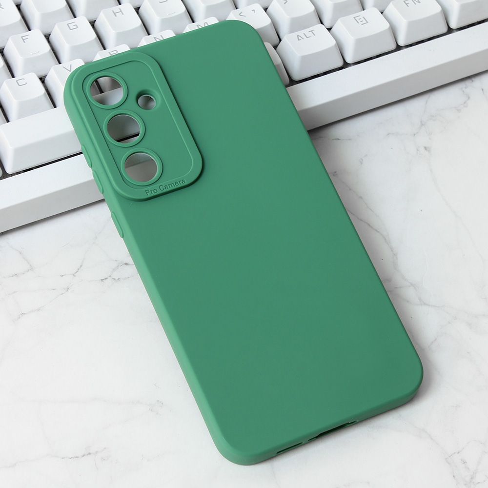 Maska za Samsung Galaxy A55 5G — Silikon Pro Camera, zelena