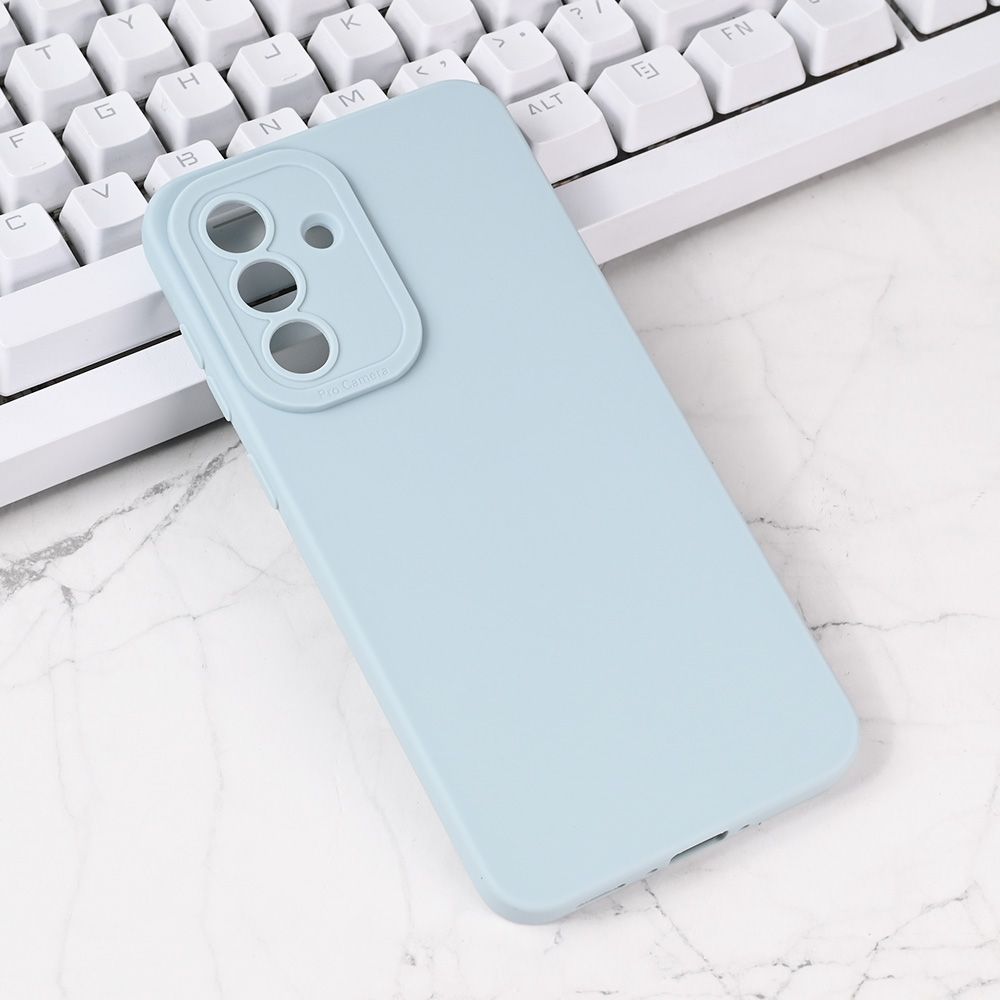 Maska za Samsung Galaxy A56 5G — Silikon Pro Camera, svetlo plava