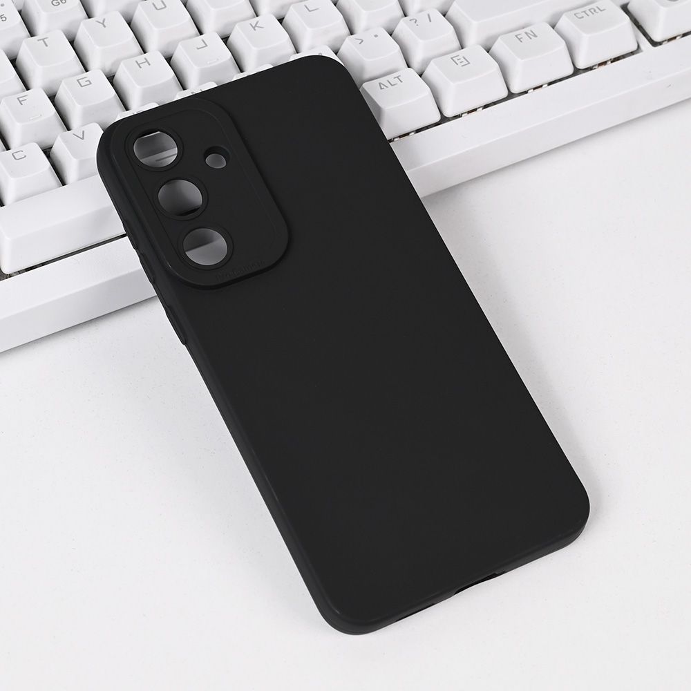 Maska za Samsung Galaxy S25 FE — Silikon Pro Camera, crna
