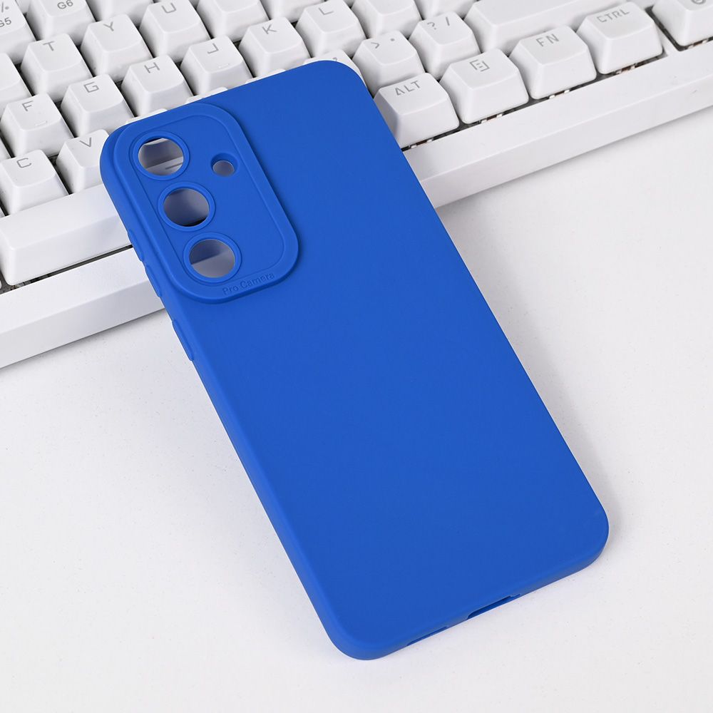 Maska za Samsung Galaxy S25 FE — Silikon Pro Camera, plava