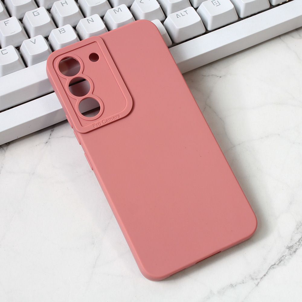 Maska za Samsung Galaxy S22 — Silikon Pro Camera, roze