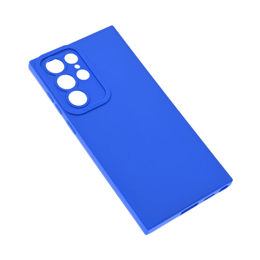 Maska za Samsung Galaxy S22 Ultra — Silikon Pro Camera, plava