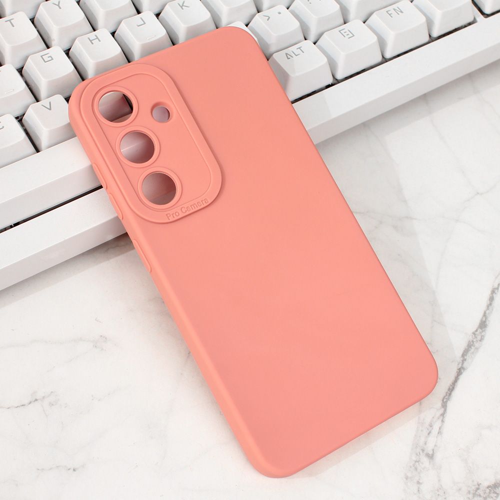 Maska za Samsung Galaxy S24 — Silikon Pro Camera, roze