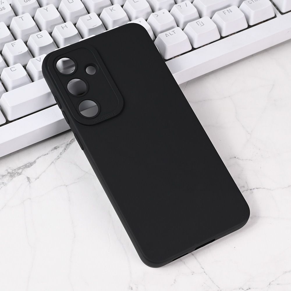 Maska za Samsung Galaxy S25 Plus — Silikon Pro Camera, crna