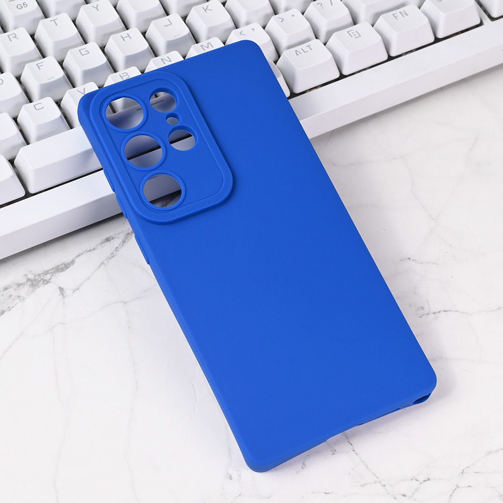 Maska za Samsung Galaxy S25 Ultra — Silikon Pro Camera, plava