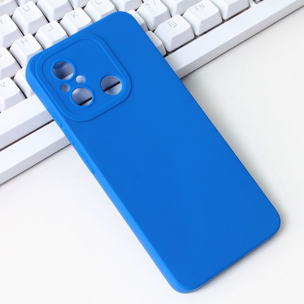 Maska za Xiaomi Redmi 12C — Silikon Pro Camera, plava