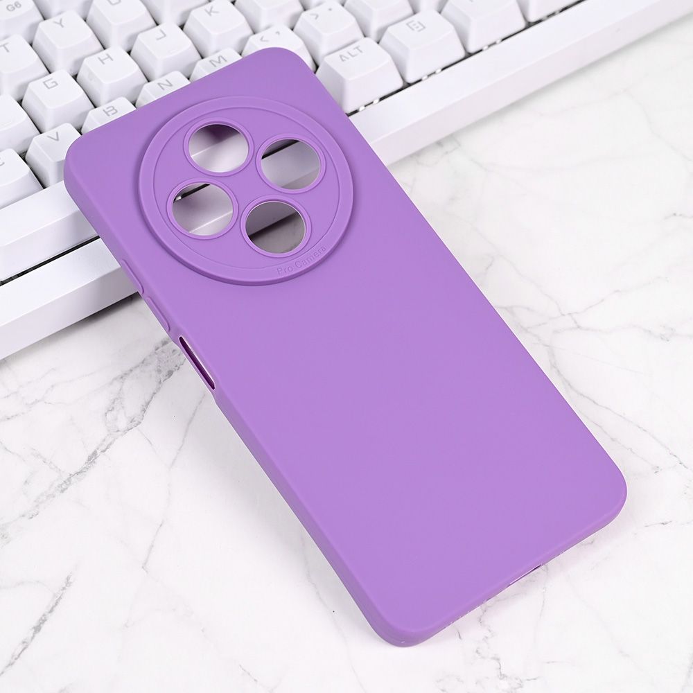 Maska za Xiaomi Redmi 14C — Silikon Pro Camera, ljubicasta