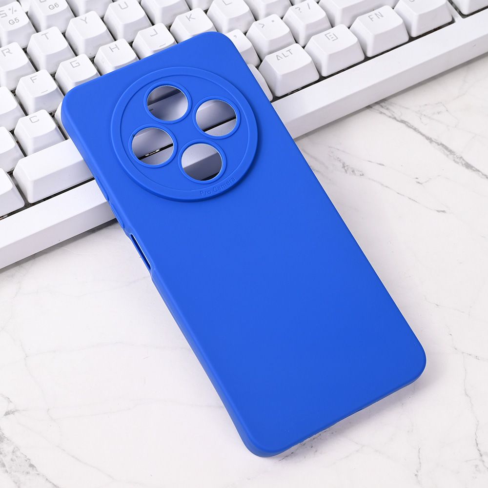 Maska za Xiaomi Redmi 14C — Silikon Pro Camera, tamno plava