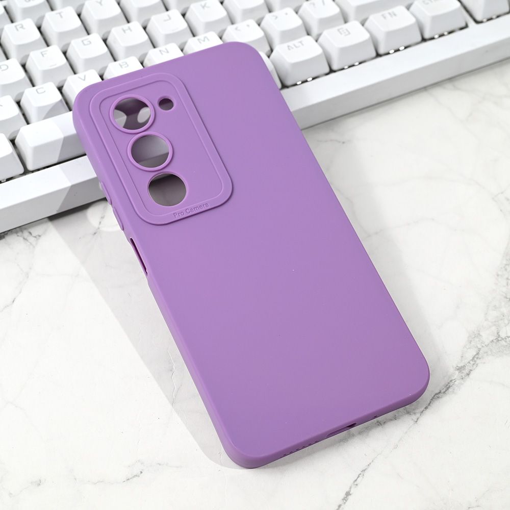 Maska za Xiaomi Redmi 15 4G — Silikon Pro Camera, ljubicasta