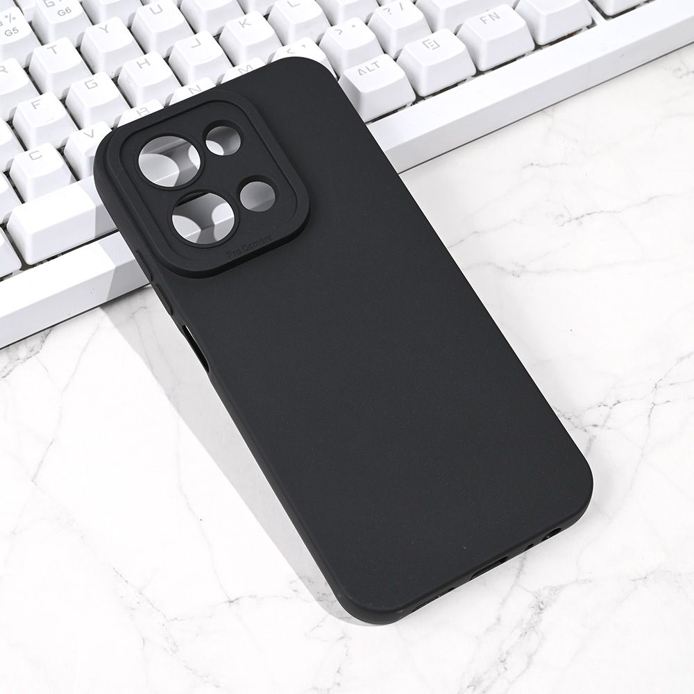 Maska za Xiaomi Redmi 15C — Silikon Pro Camera, crna