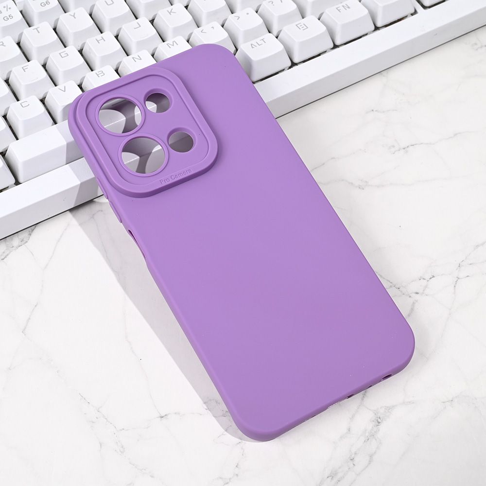 Maska za Xiaomi Redmi 15C — Silikon Pro Camera, ljubicasta