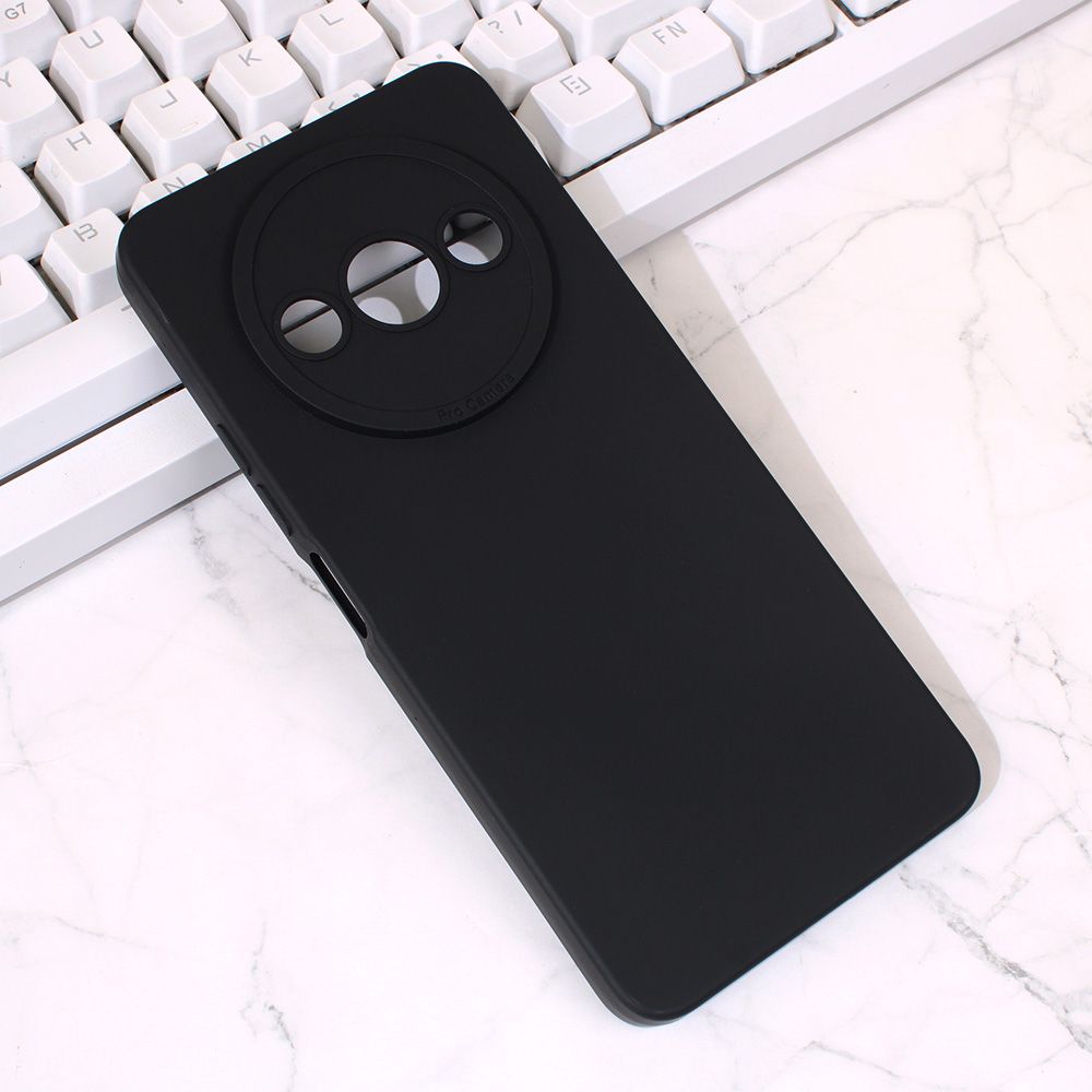 Maska za Xiaomi Redmi A3 — Silikon Pro Camera, crna