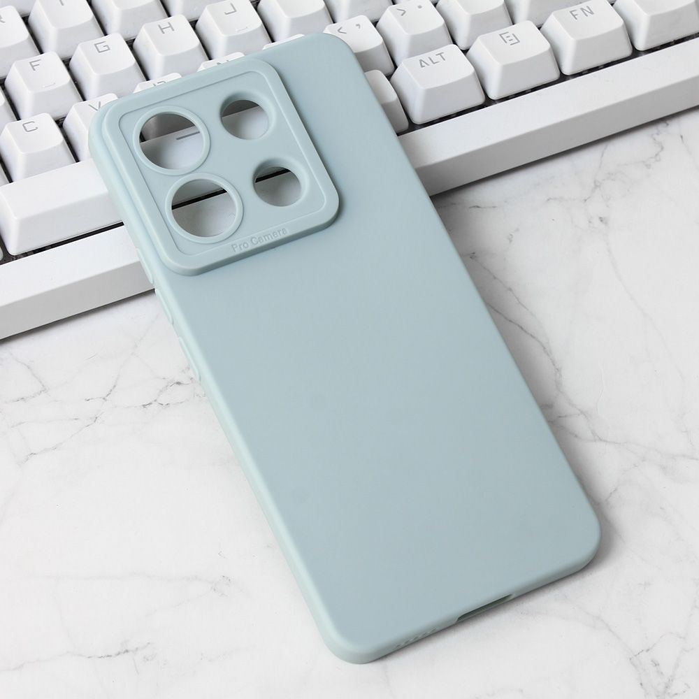 Maska za Samsung — Silikon Pro Camera, svetlo plava