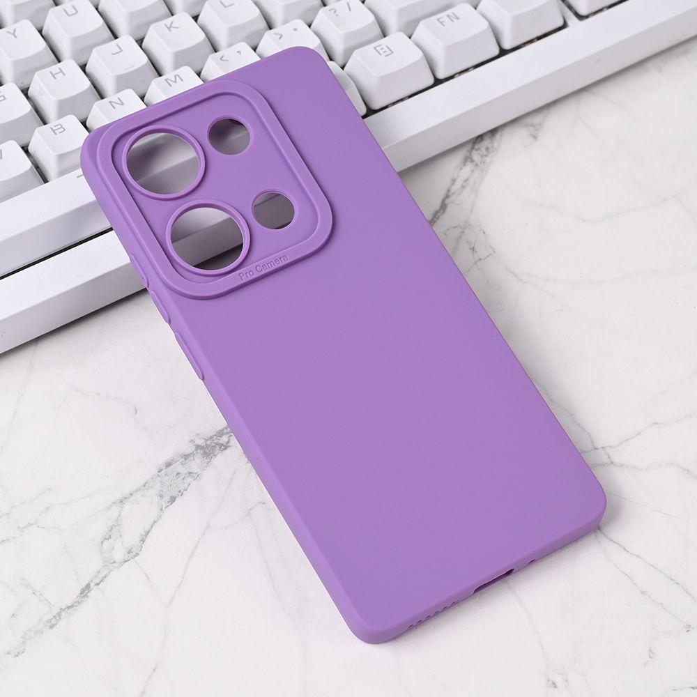 Maska za Xiaomi Redmi Note 14S — Silikon Pro Camera, ljubicasta