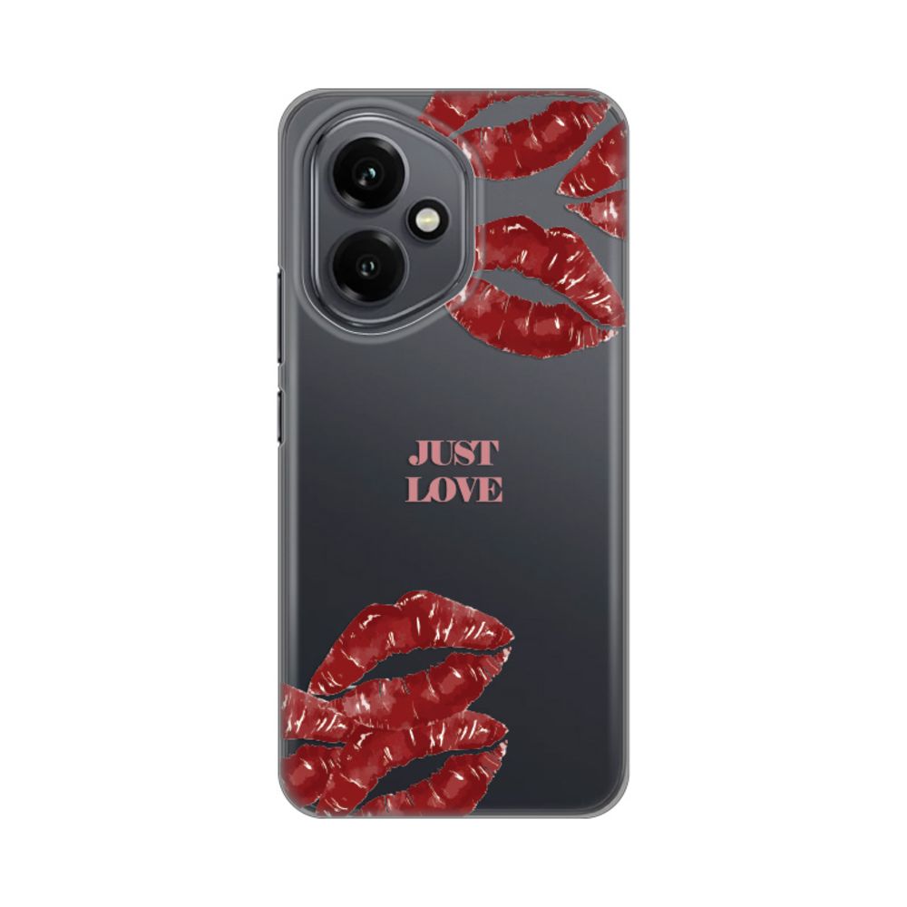 Maska za Honor 400 — Silikonska Print Skin, pink