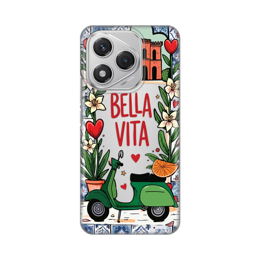 Maska za Honor 400 Lite — Silikonska Print Skin