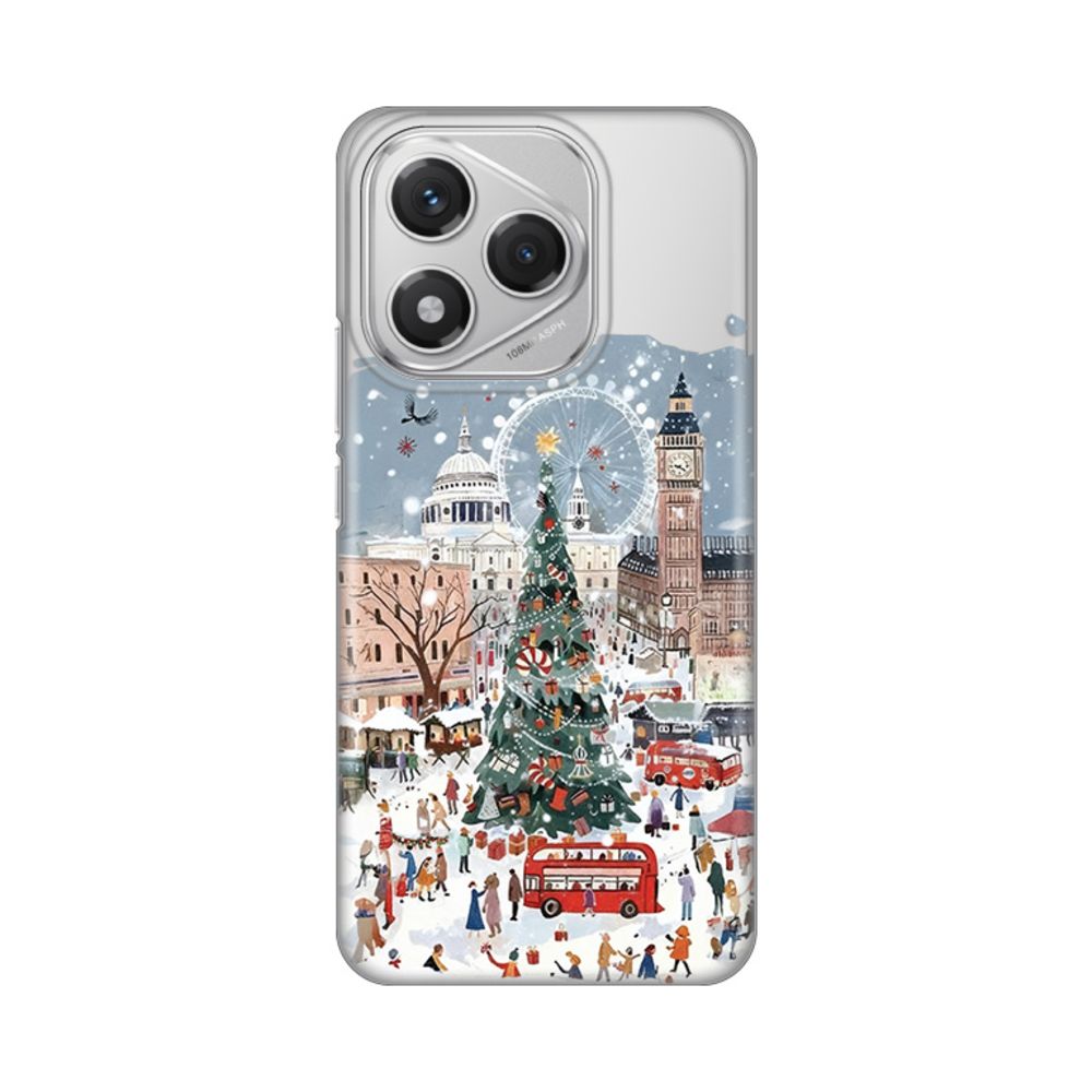 Maska za Honor 400 Lite — Silikonska Print Skin