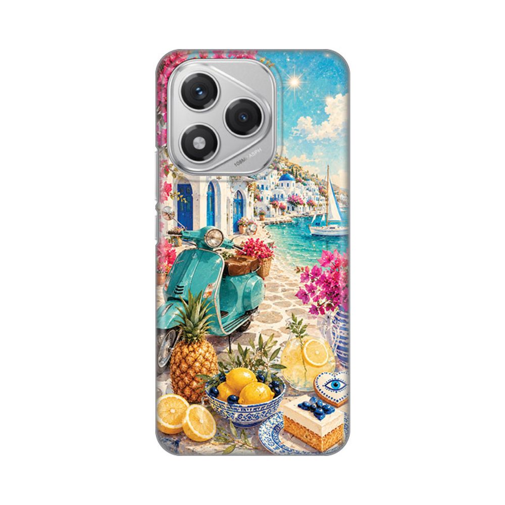 Maska za Honor 400 Lite — Silikonska Print Skin