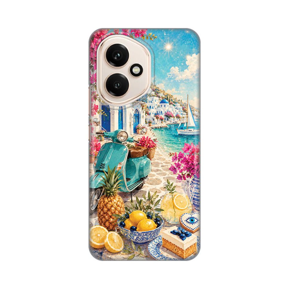 Maska za Honor 400 — Silikonska Print Skin