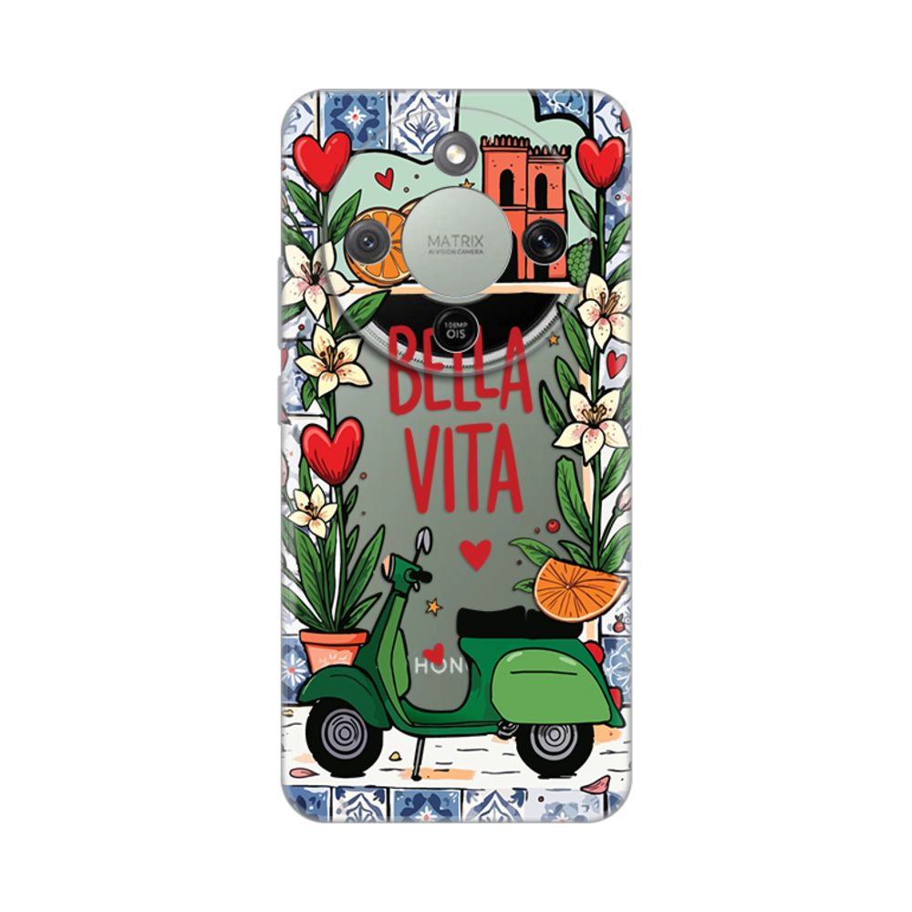Maska za Honor Magic 8 Lite — Silikonska Print Skin
