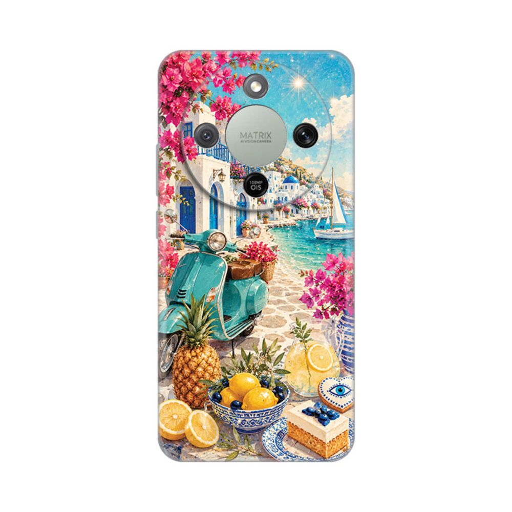 Maska za Honor Magic 8 Lite — Silikonska Print Skin