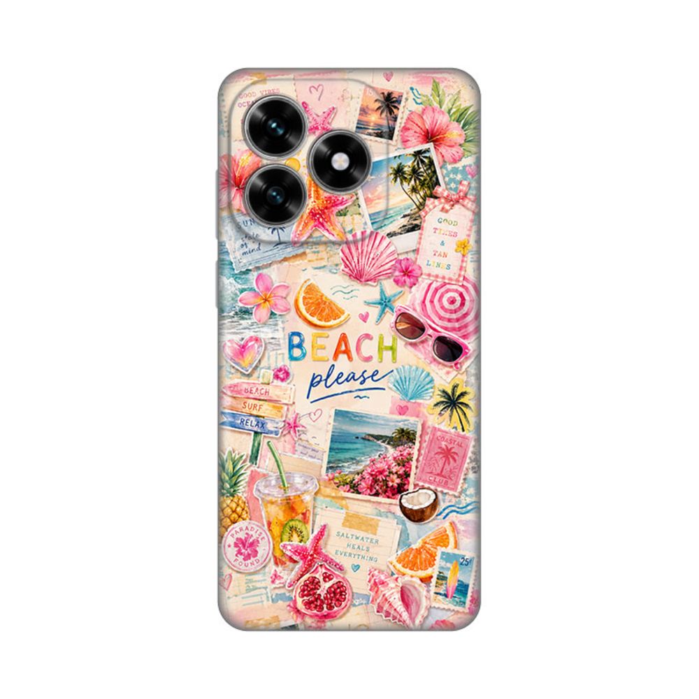 Maska za Honor X5c Plus — Silikonska Print Skin