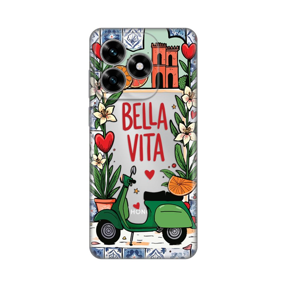 Maska za Honor X5c Plus — Silikonska Print Skin