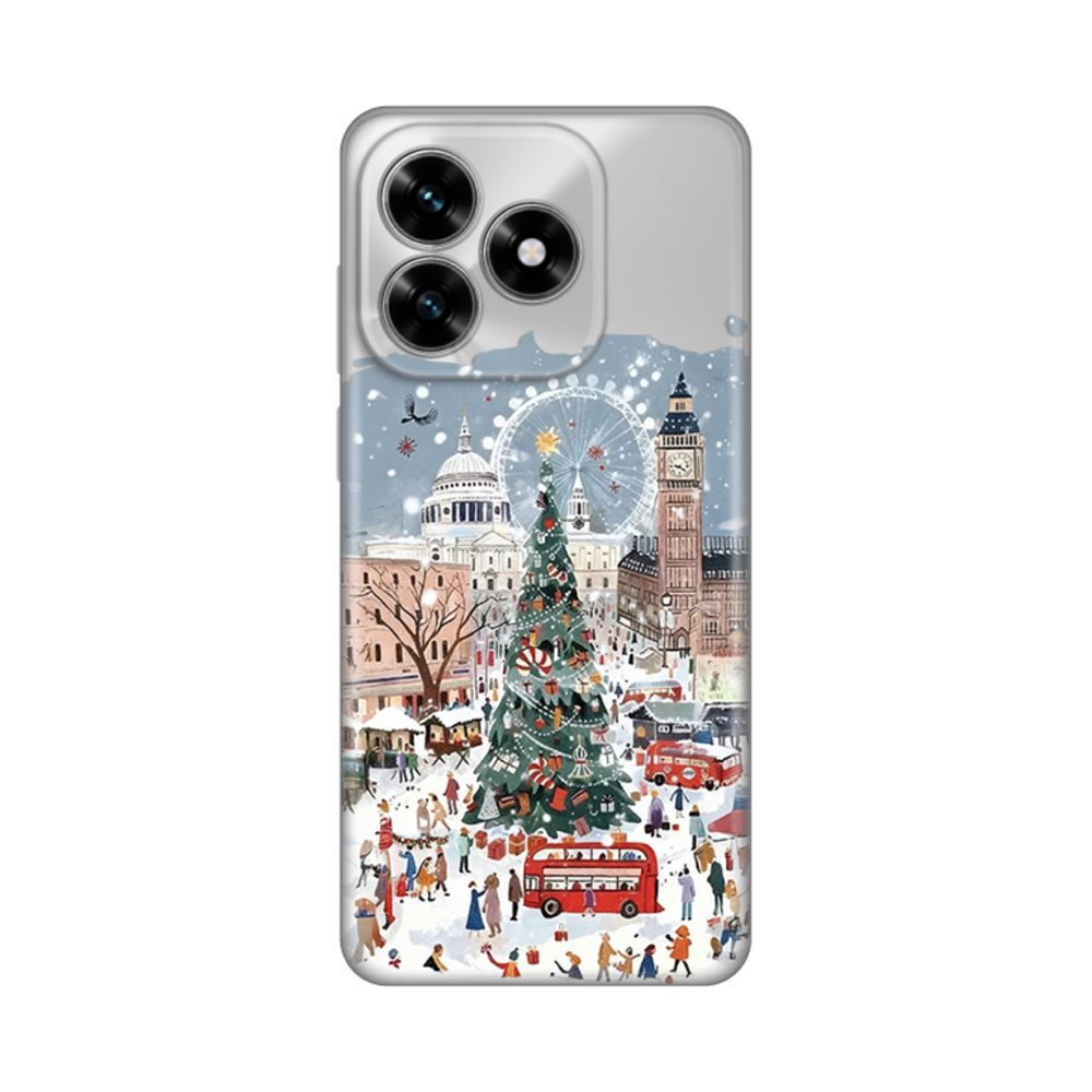 Maska za Honor X5c Plus — Silikonska Print Skin