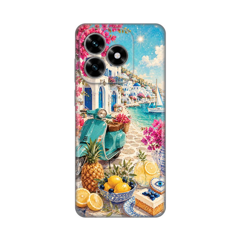 Maska za Honor X5c Plus — Silikonska Print Skin