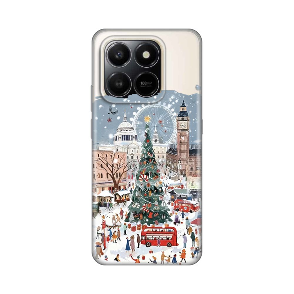 Maska za Honor 400 Smart — Silikonska Print Skin