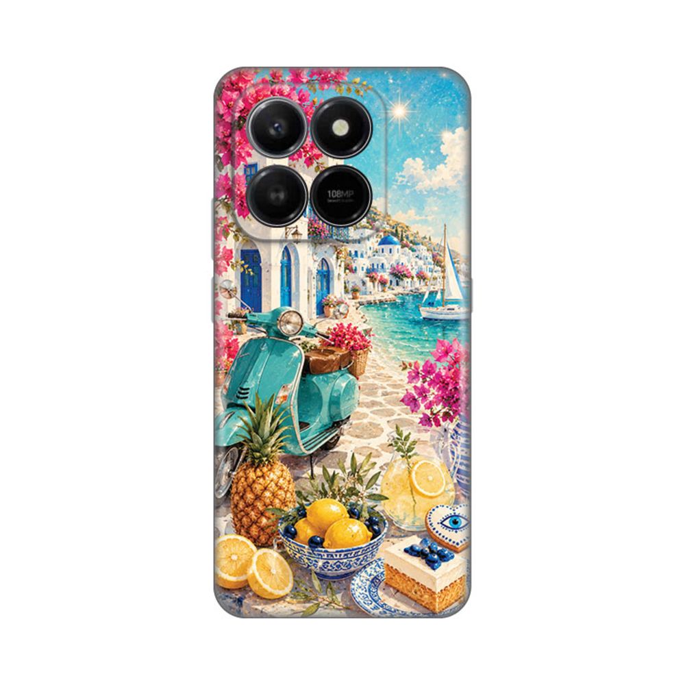 Maska za Honor 400 Smart — Silikonska Print Skin