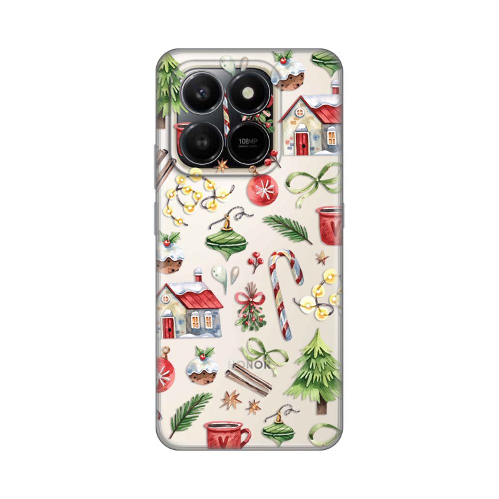 Maska za Honor 400 Smart — Silikonska Print Skin