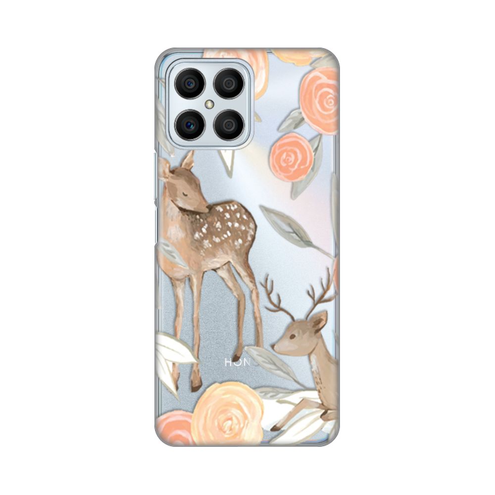 Maska za Honor X8 — Silikonska Print Skin