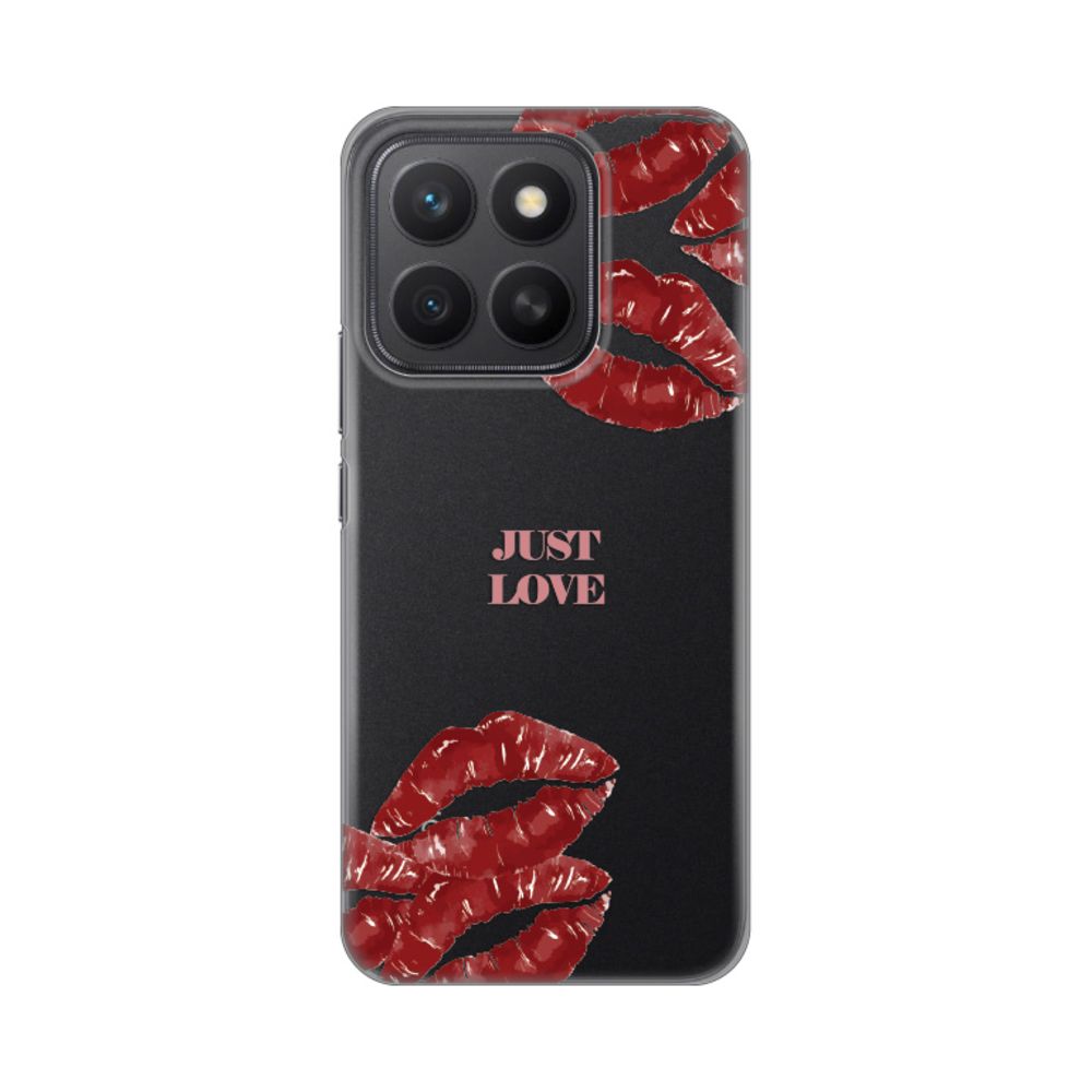 Maska za Honor X8c — Silikonska Print Skin, pink