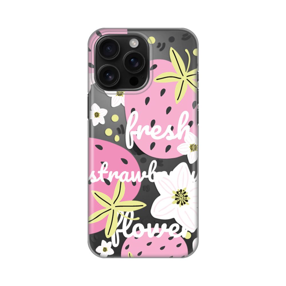 Maska za Apple iPhone 16 Pro Max — Silikonska Print Skin, pink