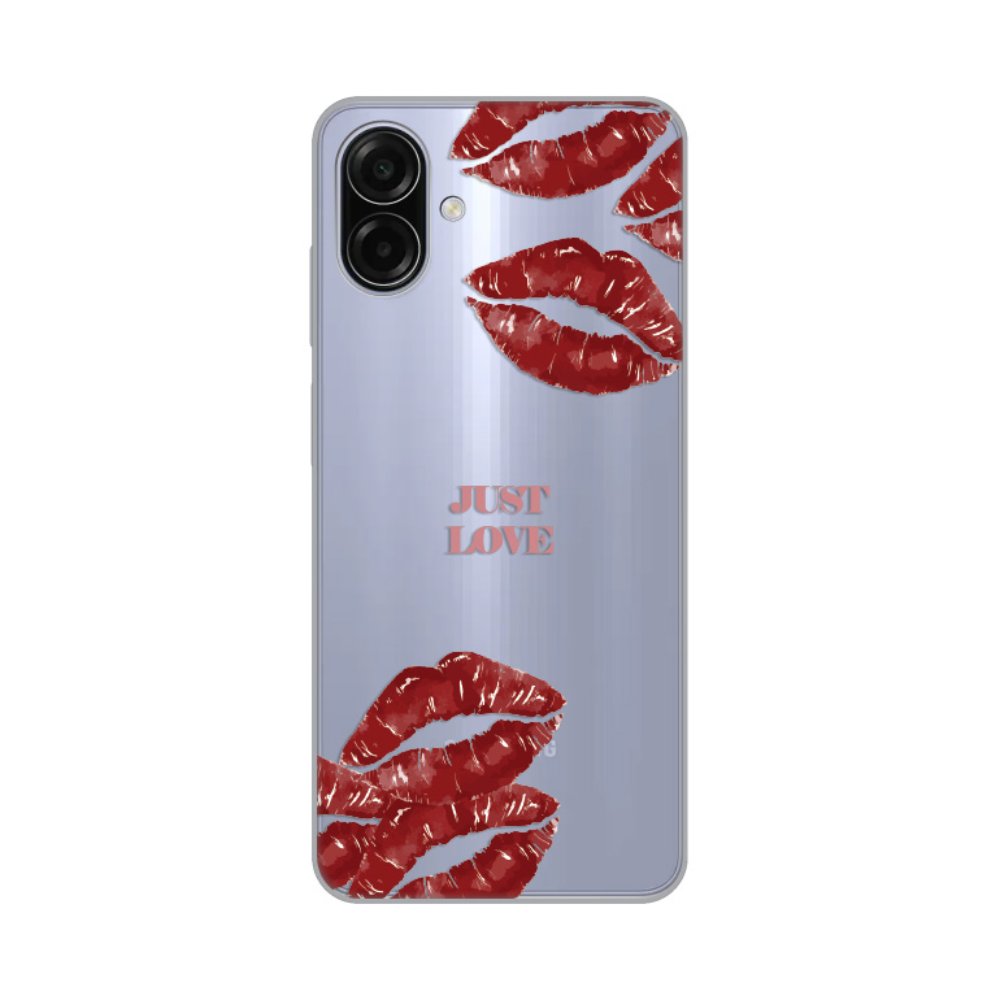 Maska za Samsung Galaxy A07 — Silikonska Print Skin, pink