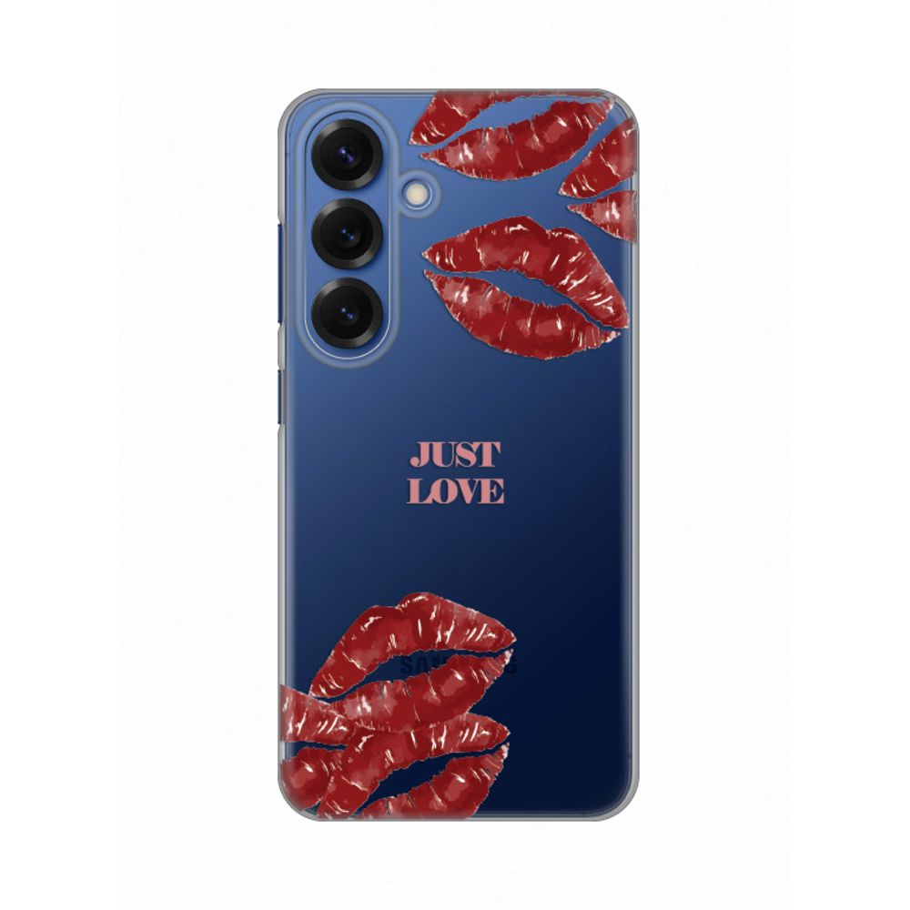 Maska za Samsung Galaxy S25 — Silikonska Print Skin, pink