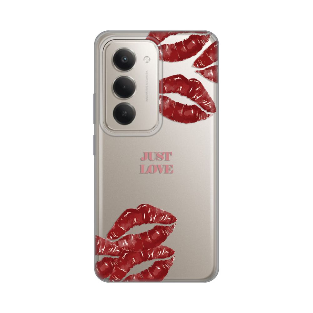 Maska za Xiaomi Redmi 15 4G — Silikonska Print Skin, pink