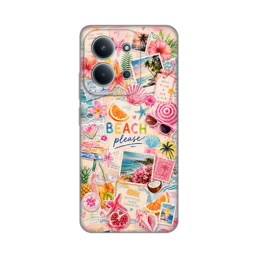 Maska za Xiaomi Redmi 15C — Silikonska Print Skin