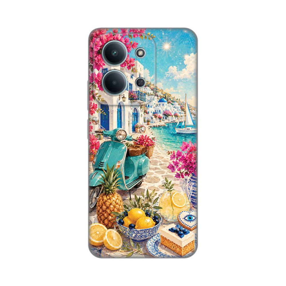 Maska za Xiaomi Redmi 15C — Silikonska Print Skin