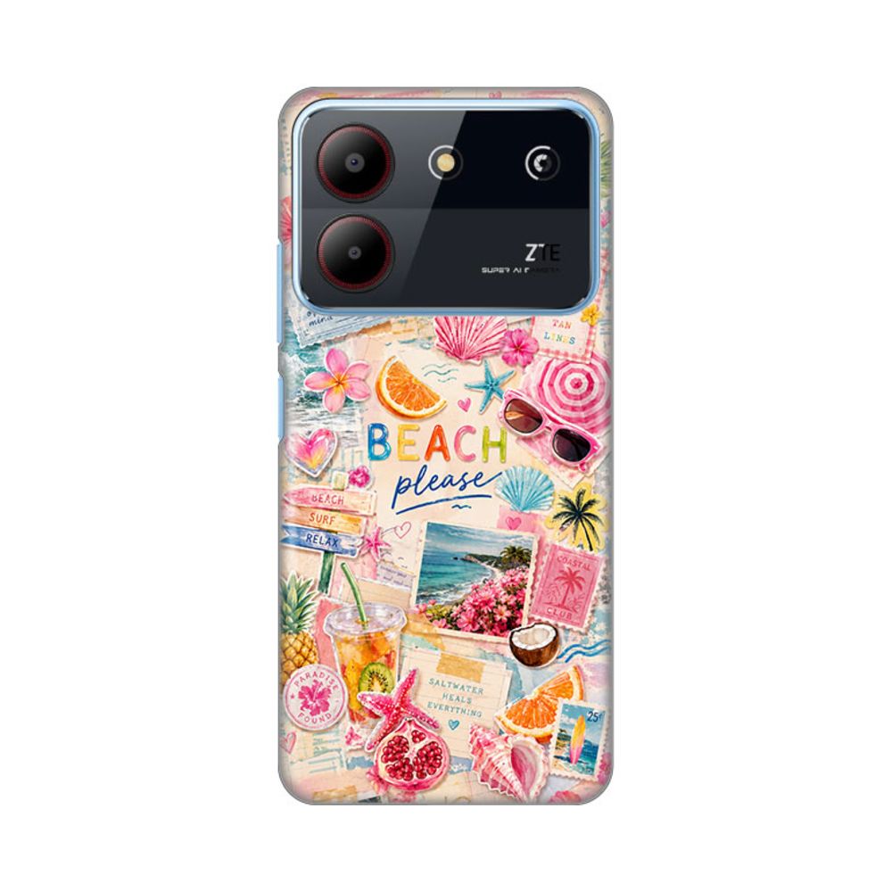 Maska za ZTE Blade A54 — Silikonska Print Skin