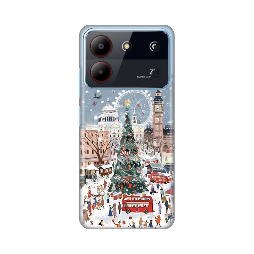 Maska za ZTE Blade A54 — Silikonska Print Skin