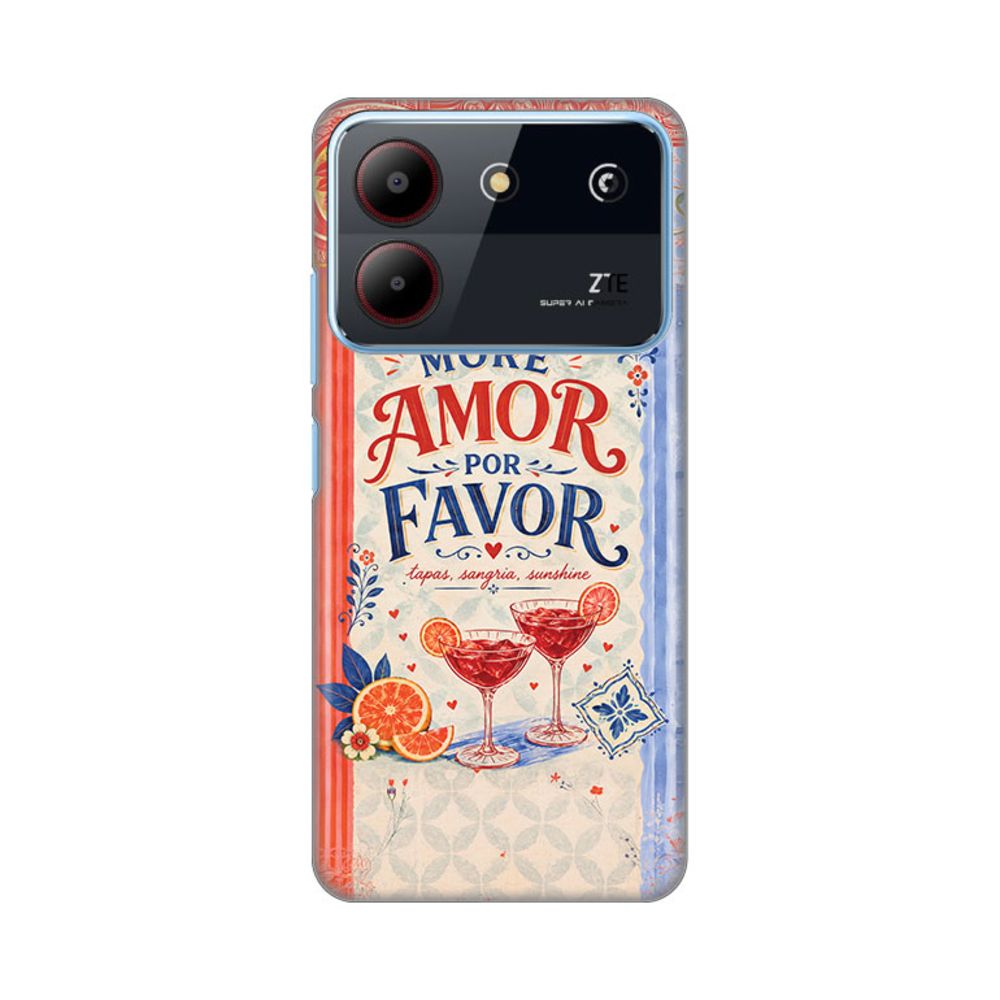 Maska za ZTE Blade A54 — Silikonska Print Skin