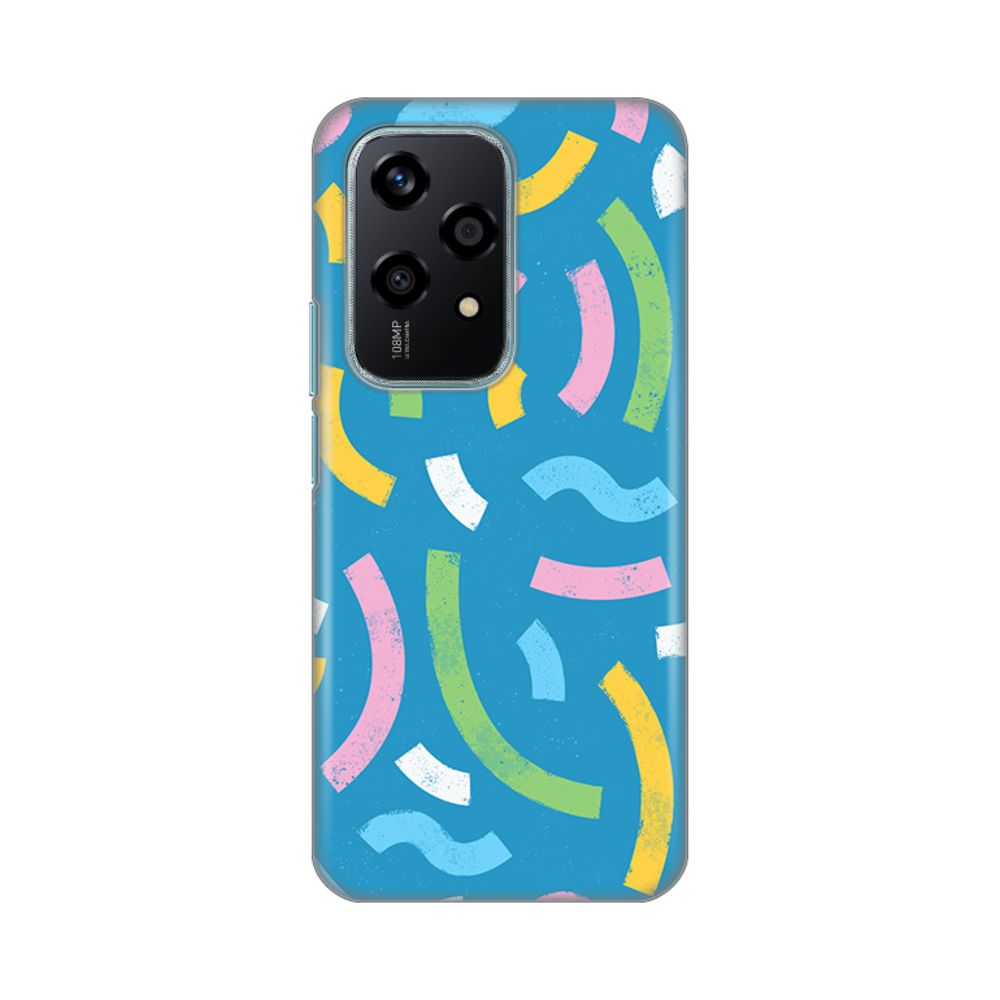 Maska za Honor 200 Lite — Silikonska Print, blue