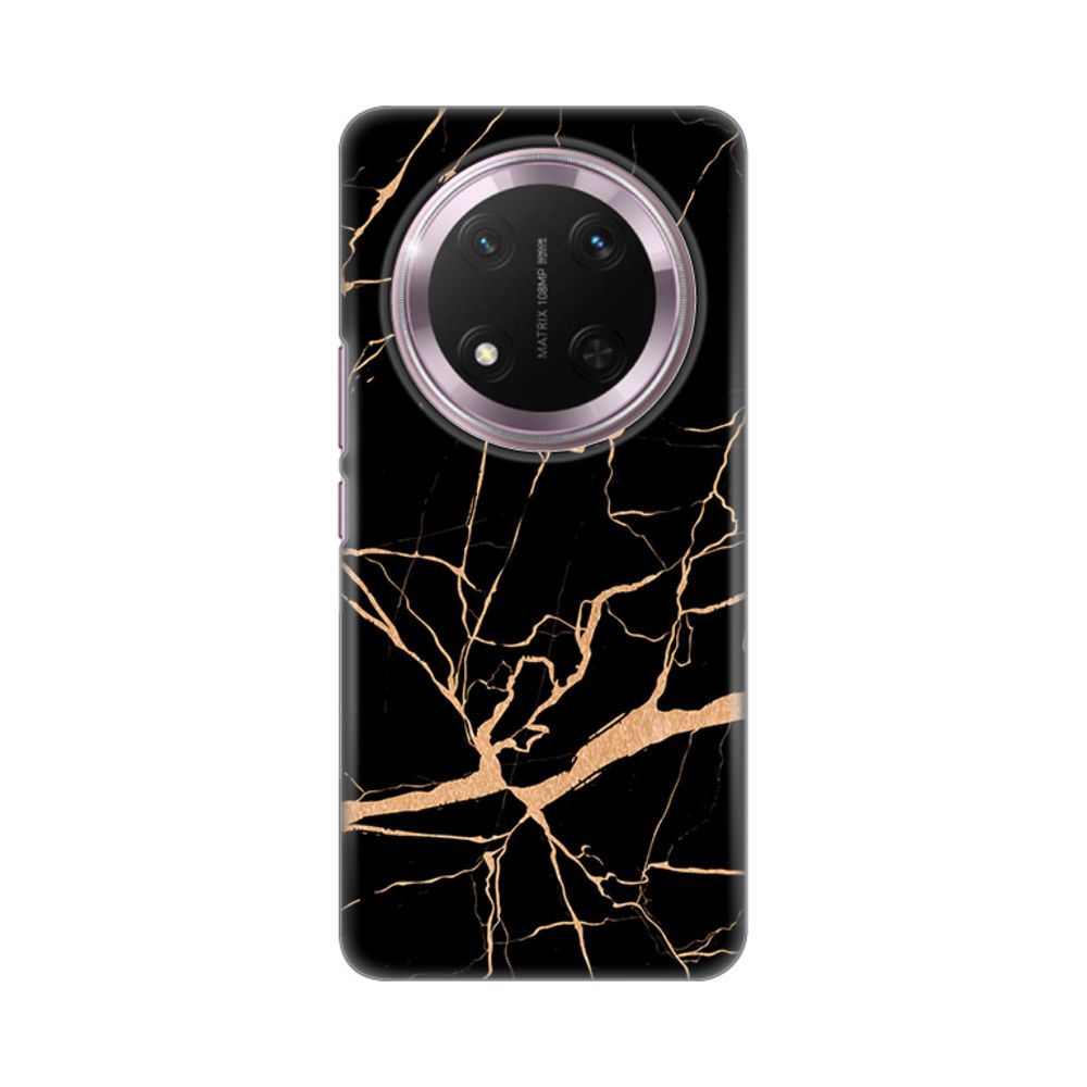 Maska za Honor Magic 7 Lite — Silikonska Print, black