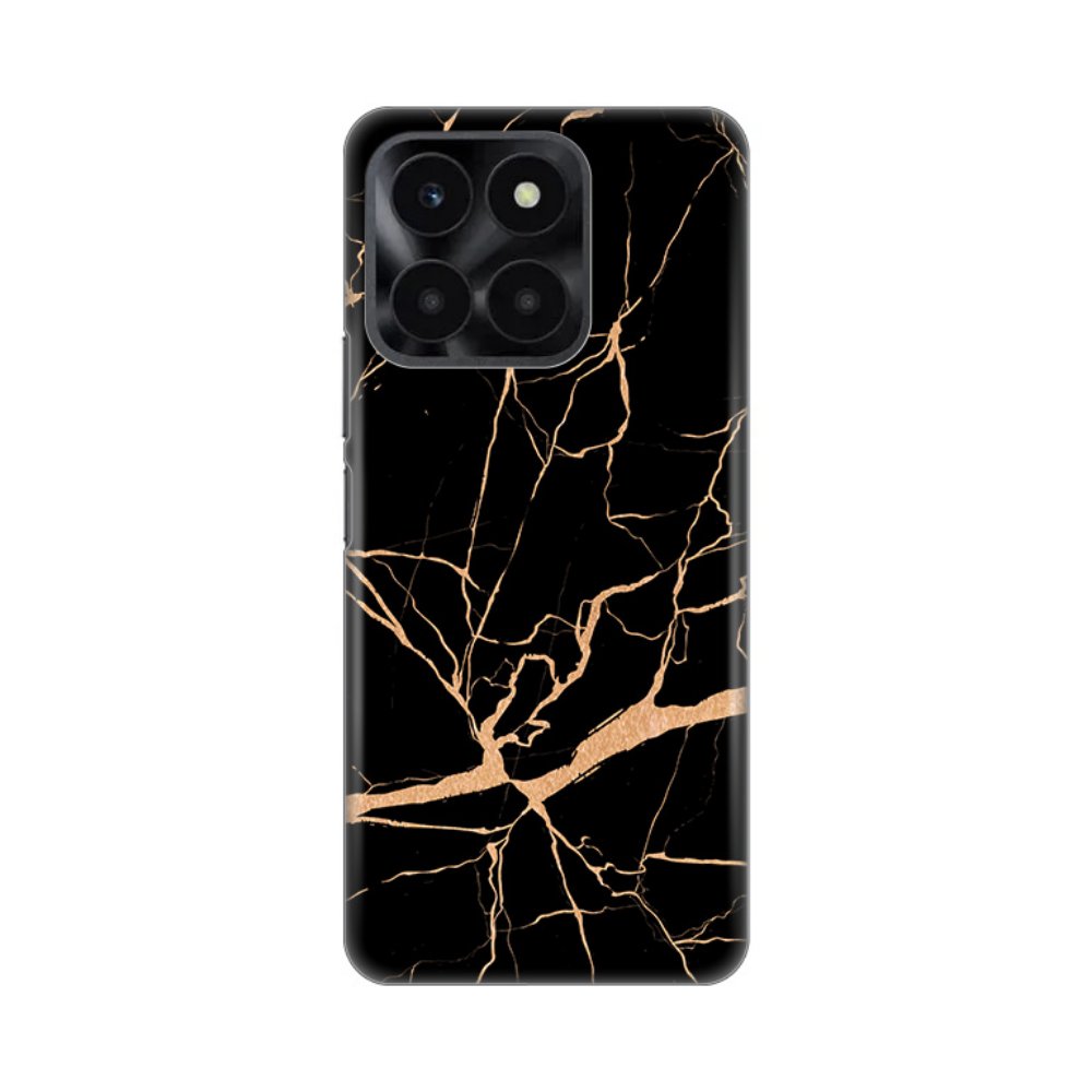 Maska za Honor X6a — Silikonska Print, black